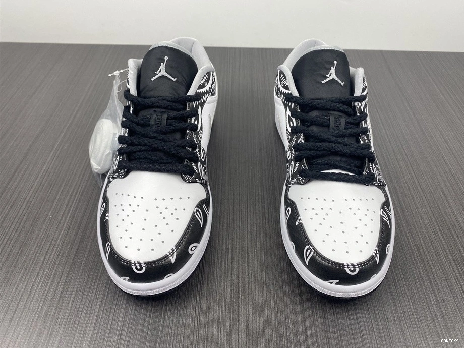 Cheap 1 Grey Low 553558-040 White Black Jordan - 0509